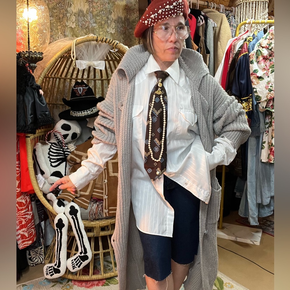 #2 Gemini Tie ♊️ Custom Upcycled Clip On